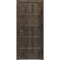 Міжкімнатні двері Rodos Modern Flat-03 акація темна з молдингом
