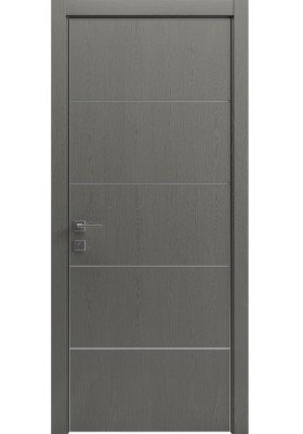 Купить Міжкімнатні двері, ПВХ двері - Міжкімнатні двері Rodos Modern Flat-03 сосна браш браун з молдингом в Одессе Міжкімнатні двері Rodos Modern Flat-03 сосна браш браун з молдингом