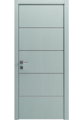 Міжкімнатні двері Rodos Modern Flat-03 сосна браш мінт з молдингом